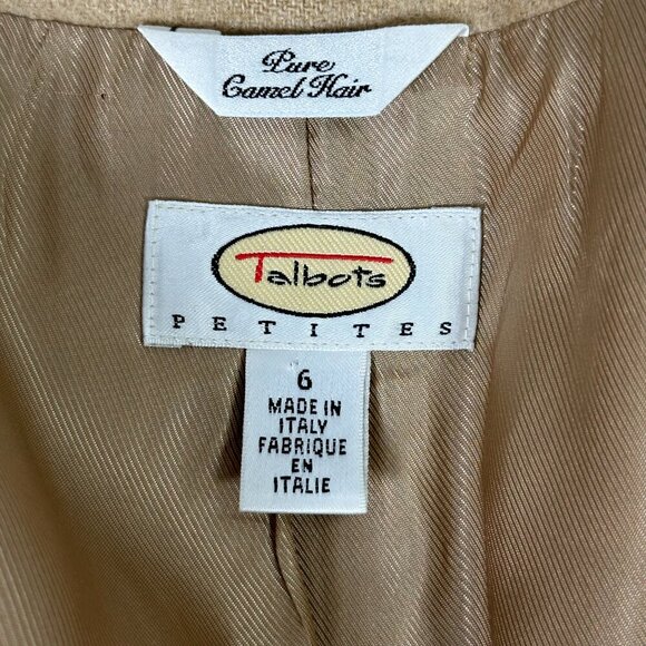 Vintage Talbot's Petites Camel Hair Blazer - Picture 5 of 9